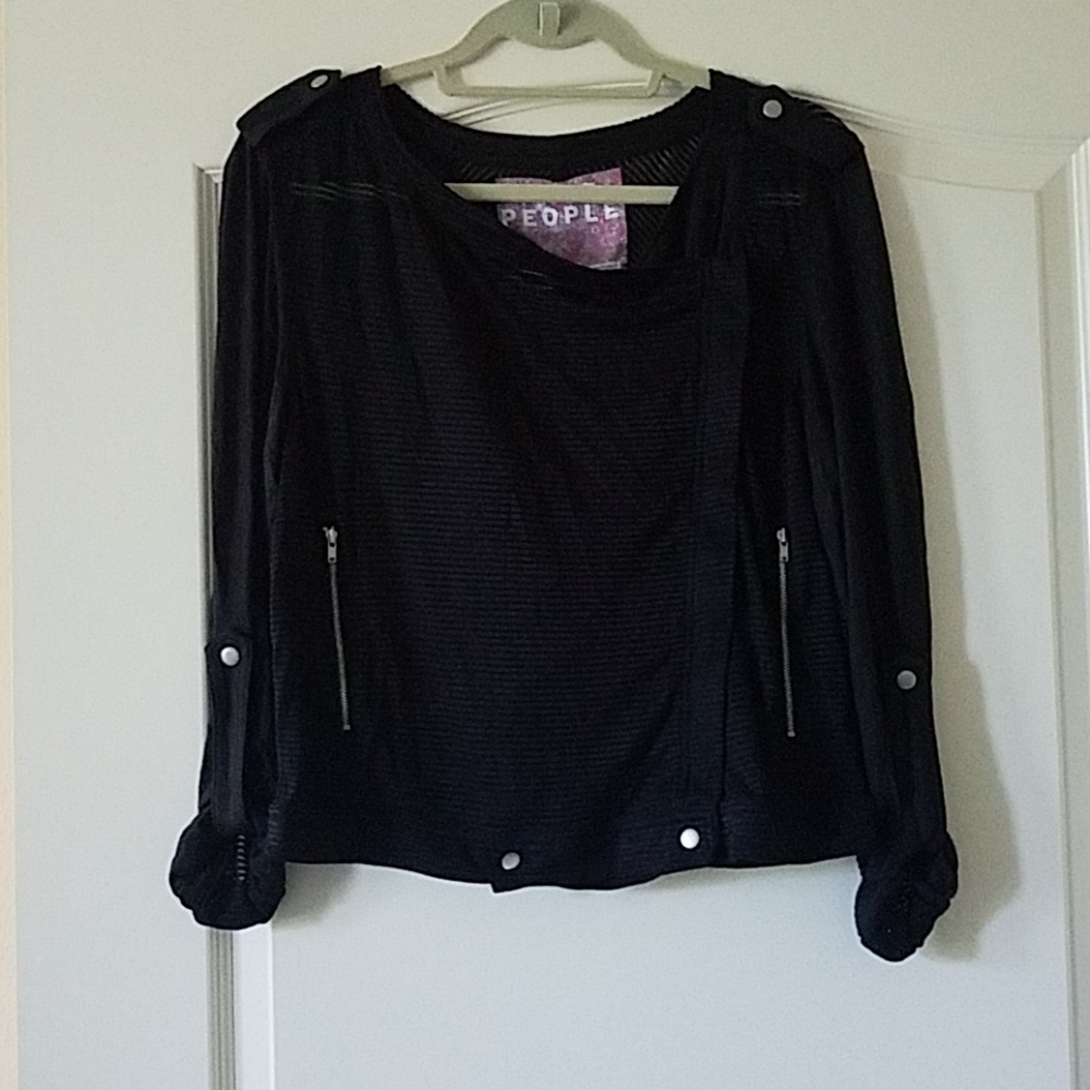 NWOT Free people mesh bomber